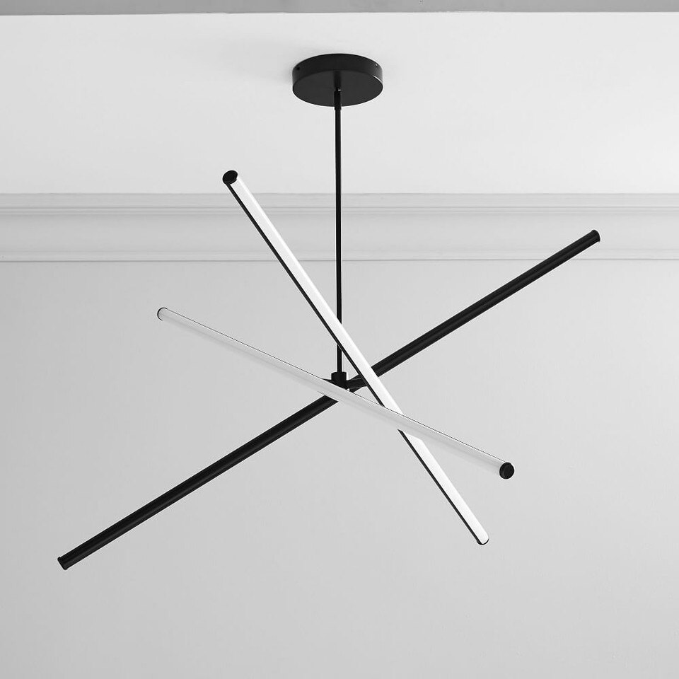 Light Rods LED Chandelier West Elm UK